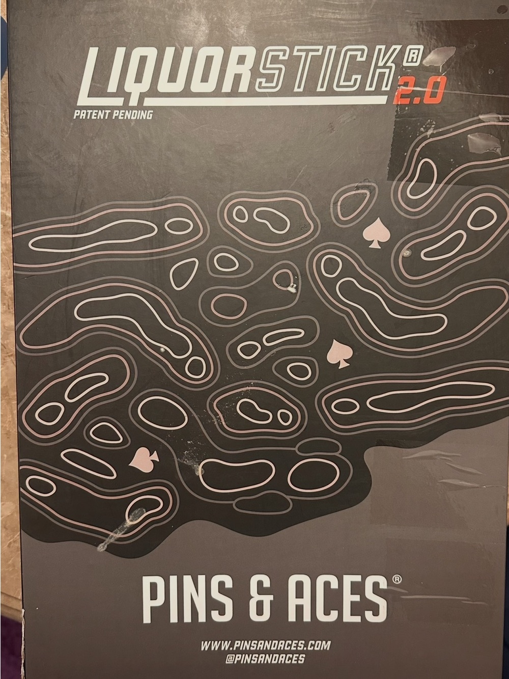Pins & Aces LiquorStick 2.0 Poster - Black & Gray